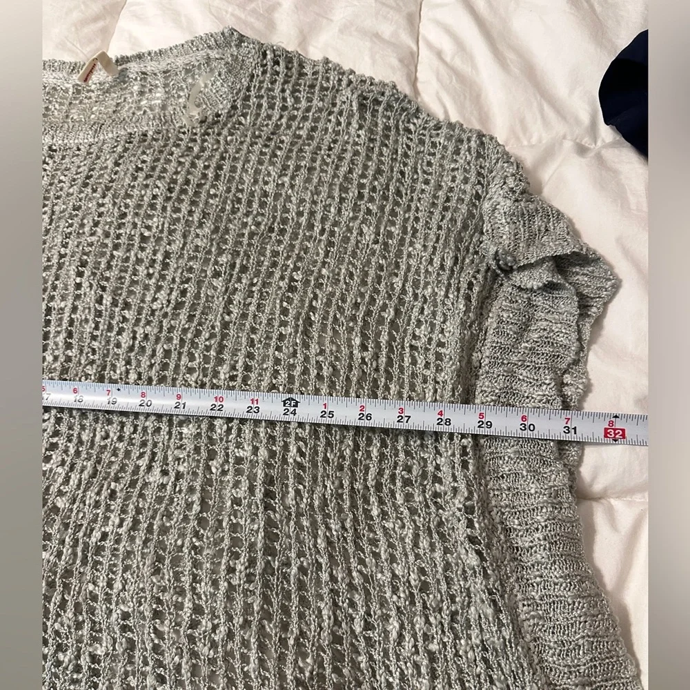 POL Gray Knit Women's Open Sides Sweater - NWOT - Size M - Picture 9 of 9